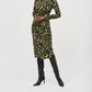 Joseph Ribkoff - Abstract Print Midi Sheath Dress