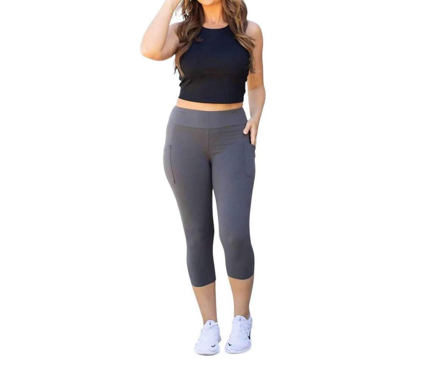 Julia Rose - Capri LeggingsWith Pockets