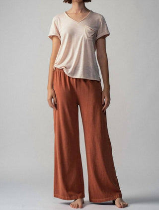 Urban Daizy - Vintage Wash Cotton Flare Yoga Pants