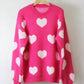 Esley Collection - Women's Heart Sweater