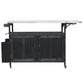 Foldable Outdoor Kitchen Island Patio Mobile Kitchen Cart