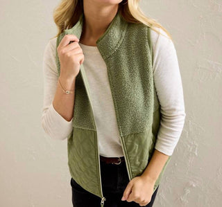 Tommy Bahama - Faux Sherpa Hybrid Vest