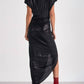 Elan - Cap Sleeve High Slit Dress