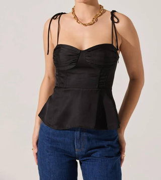 Astr - Selina Tie Shoulder Top