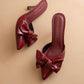 Oasis Society - Women's The Jane Bow Accent Kitten Heel