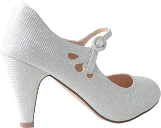 Chase + Chloe - Women's Kimmy Rounded Toe Slip On Sandals