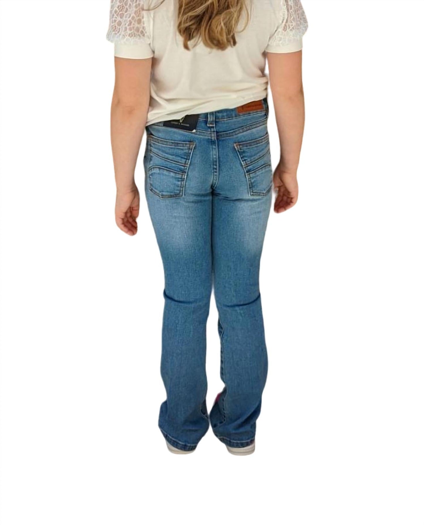 Lucky & Blessed - Girl's Mid Rise Bootcut Jeans