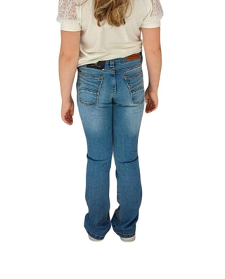Lucky & Blessed - Girl's Mid Rise Bootcut Jeans