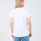 Elliott Lauren - Tina Raglan Short Sleeve V-neck Tee