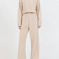 Vintage Havana - Fleece Wide Leg Pant