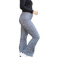 Julia Rose - Felicity Plaid Bootcut Leggings