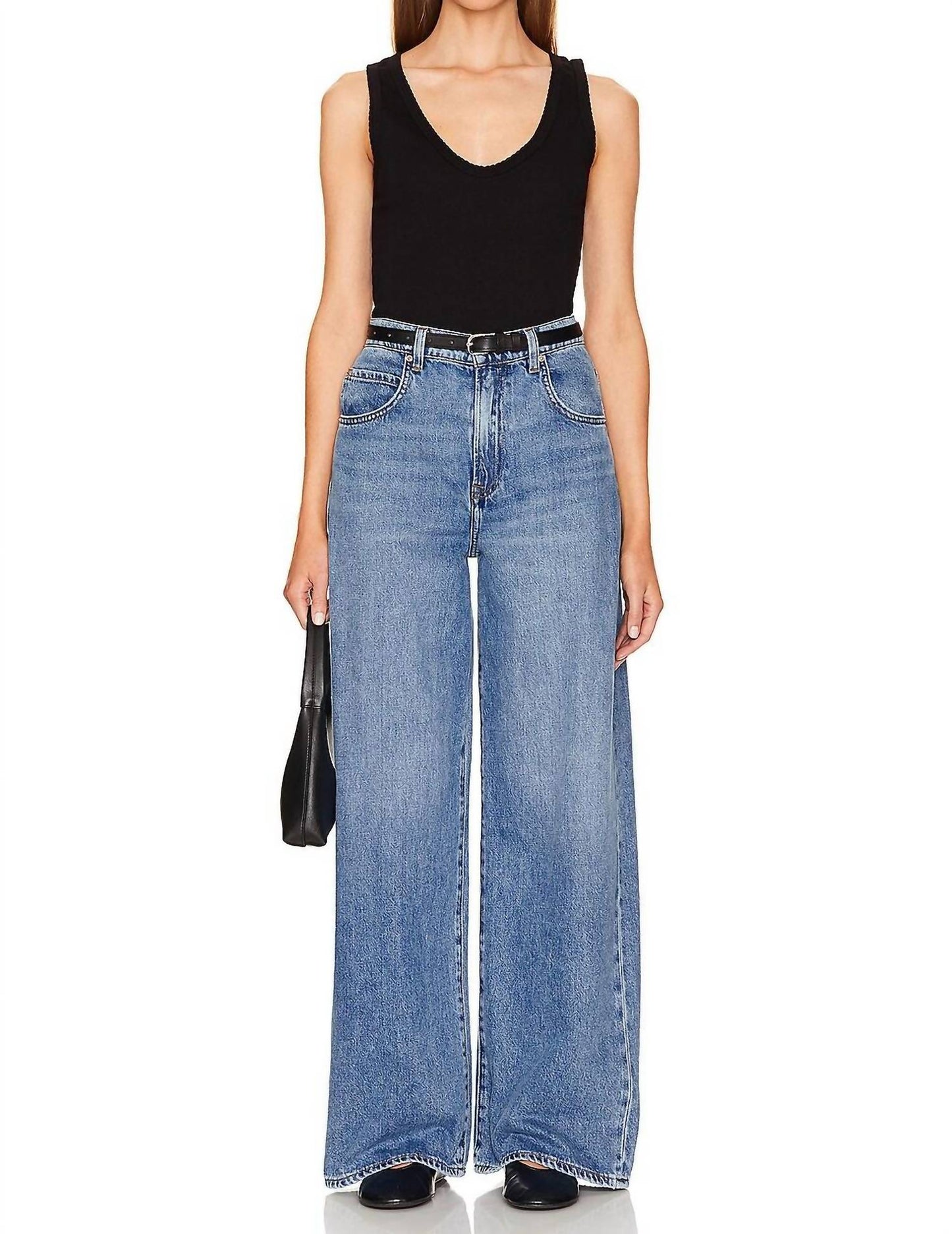 Enza Costa - SCALLOP EDGE POINTELLE TANK