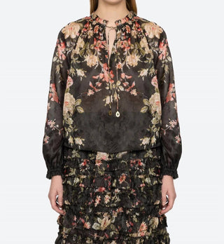 Sea - Jolie Print Long Sleeve Top