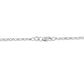 14K White Gold 1.0 Cttw Princess Cut Diamond Three Heart 18" Statement Pendant Necklace (H-I Color, SI2-I1 Clarity)