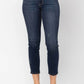 Judy Blue - Mid Rise Cropped Relaxed Denim Jeans