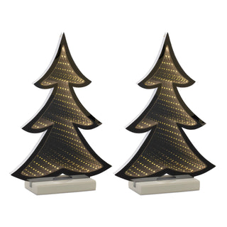 Pine Tree Outline Ekko Light Display (Set of 2)