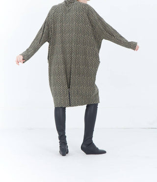 Matthildur - Alabaster Loose V-neck Dress