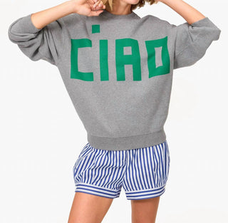 Clare V. - Cotton Sweatshirt With Ciao
