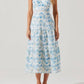 Astr - Pellagia Floral Eyelet Midi Dress