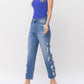 Judy Blue - High Waist Destroyed Sideseam Crop Jeans