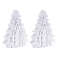 Wood Pine Tree Nesting Display (Set of 2) (white)