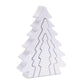 Wood Pine Tree Nesting Display (Set of 2) (white)