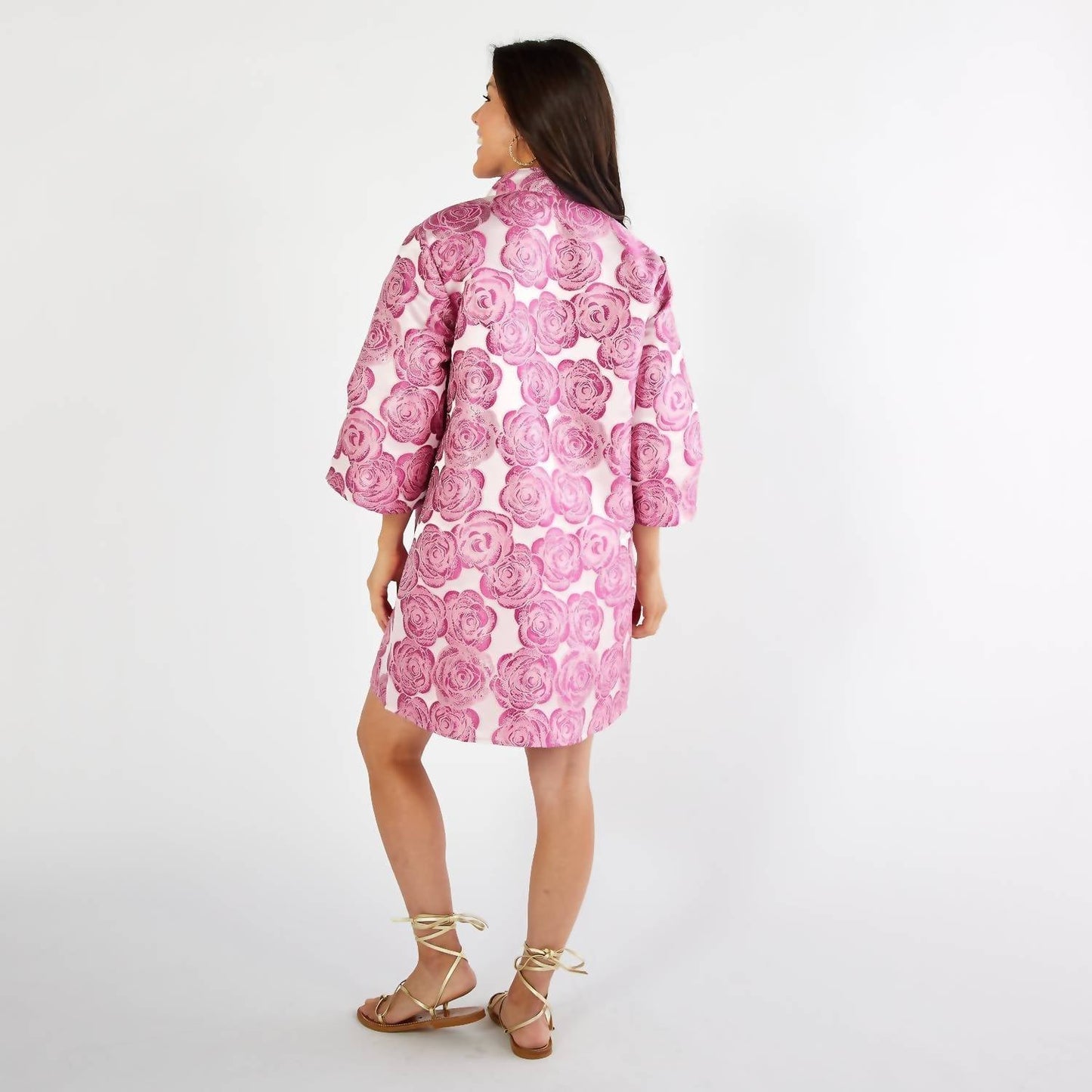 Caryn Lawn - Keri Jacquard Rose Dress