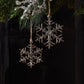 Rustic Metal Snowflake Ornament (Set of 12)