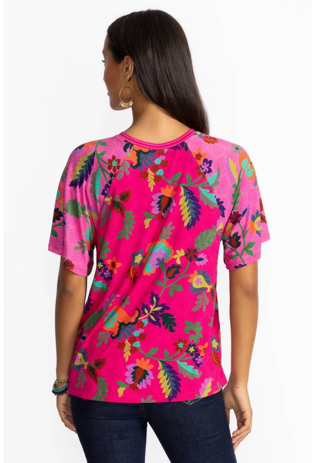 Johnny Was - Janie Favorite Flutter Raglan Sleeve Top