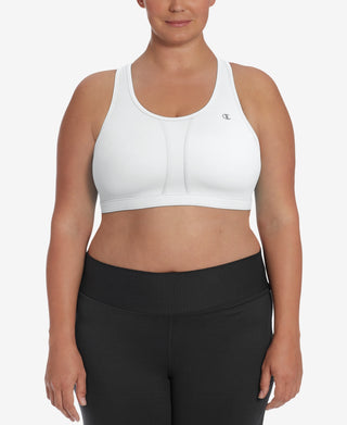 Champion Women's The Vented Sports Bra White Size 2X