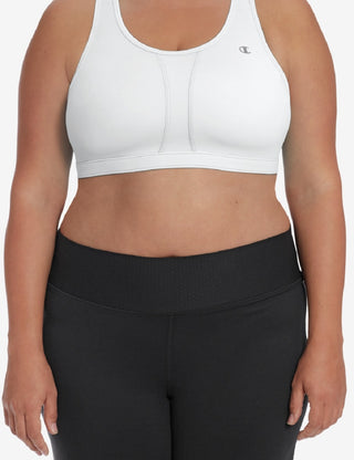 Champion Women's The Vented Sports Bra White Size 2X