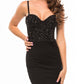 Wyldr - Material Girl Beaded Bustier Bodycon Mini Dress