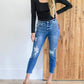 Judy Blue - High Waist Destroyed Relaxed Fit Jeans