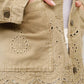 Aaron & Amber - Scalloped Hem Denim Jacket