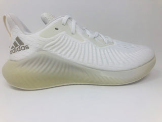adidas Men's Alphabounce Running Shoes White/Metallic/Ecru Size 8 D(M) Us