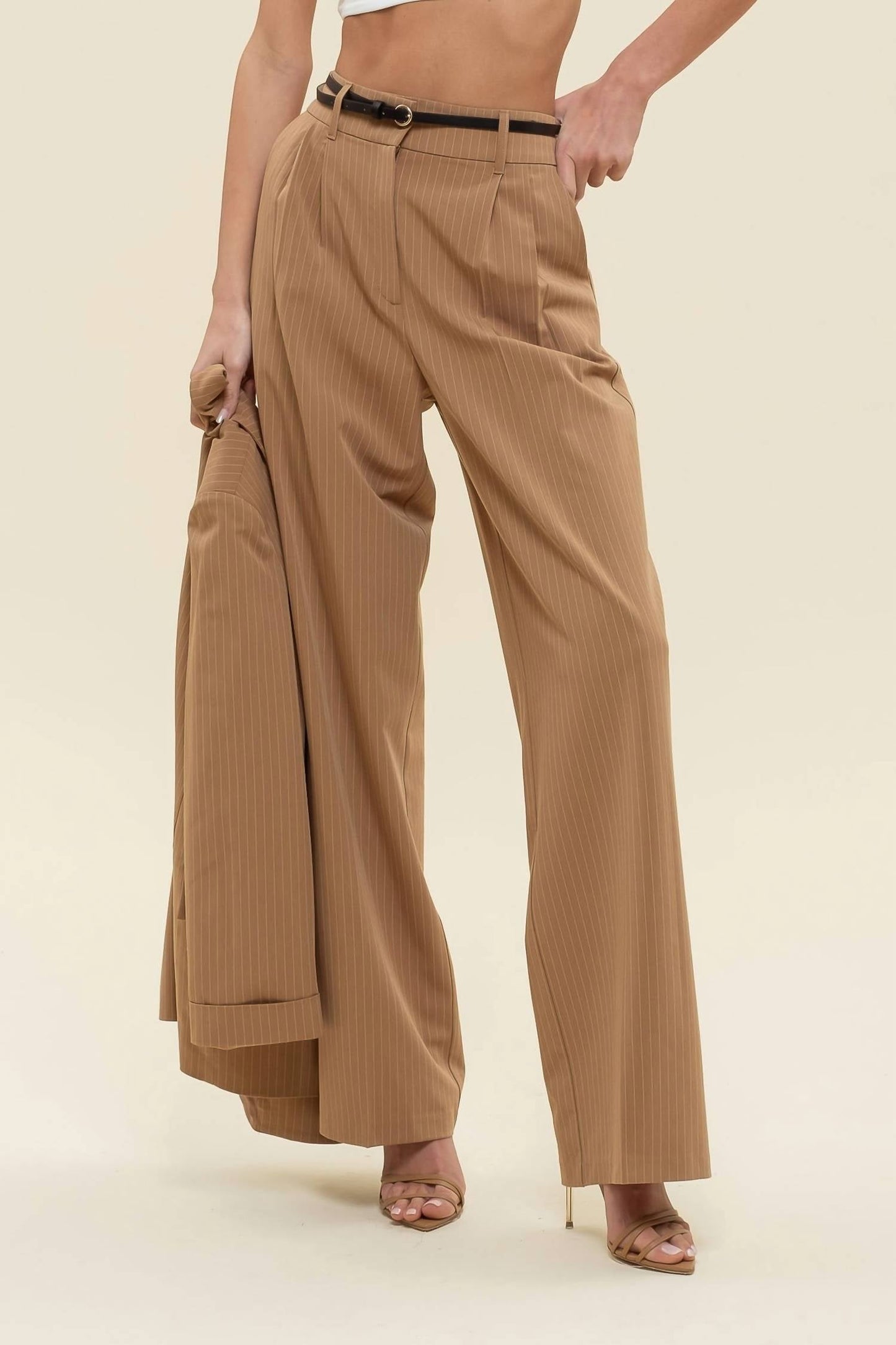 Blu Pepper - Pinstripe Trouser Pants