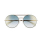 Rag & Bone - Women's 59mm Round Metal Aviator Sunglasses