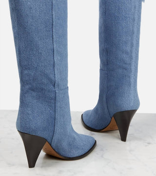 Isabel Marant - Pre-loved Women Ririo 80mm Denim Boots