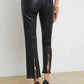L'Agence - Ginny High Rise Straight Back Zip Jeans