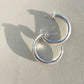 Astor & Orion - Women's Crescent Large Hoops Earrings