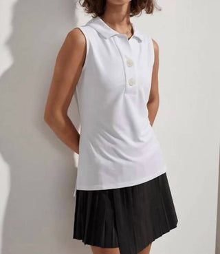 Varley - Caine Sleeveless Polo Top