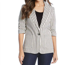 Karen Kane - Ruched Sleeve Jacket