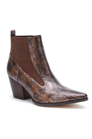 Matisse - Women's Snakeskin Bootie