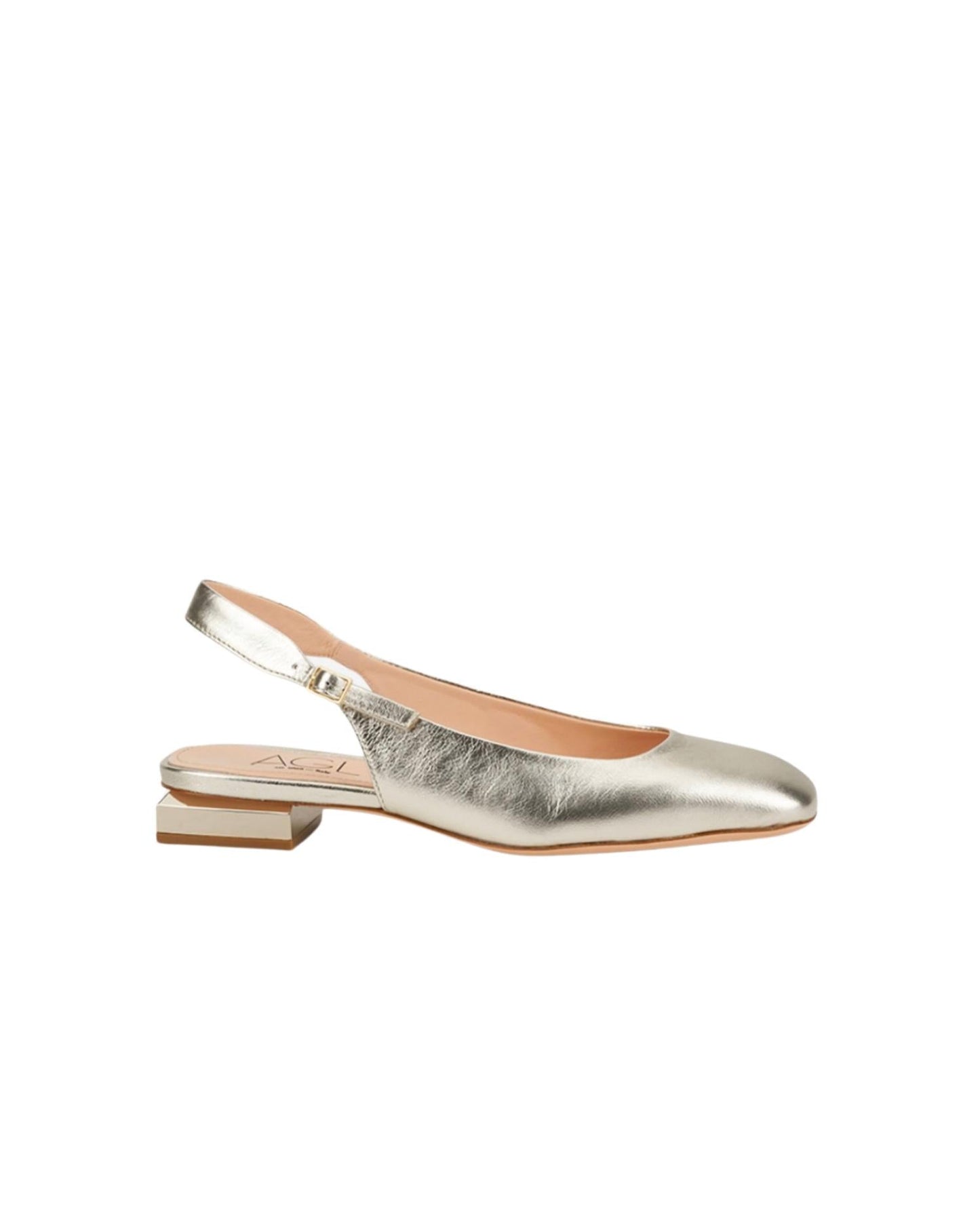 Agl - Women's Sandy Metallic Block Flat