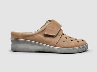 Kcr Group - Women's Perforated Leather Clogs