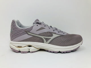 Mizuno Women's Wave Rider 23 Running Shoe Cloud Grey/Wind Chime Size 12 B(M) Us