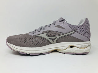 Mizuno Women's Wave Rider 23 Running Shoe Cloud Grey/Wind Chime Size 12 B(M) Us