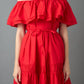 2.7 August Apparel - Off The Shoulder Ruffle Mini Dress