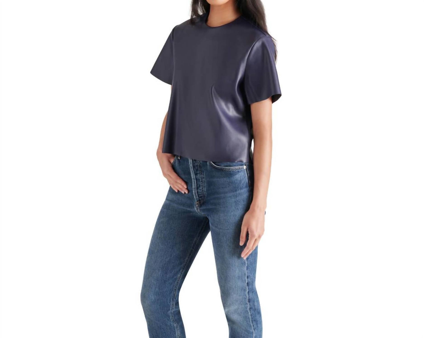 Steve Madden - Ezra Faux Leather Top