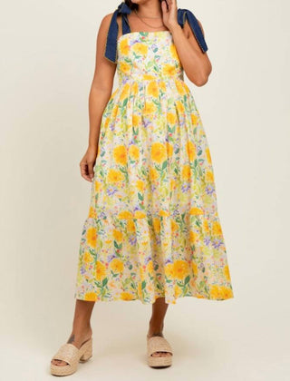 Entro - Summer Petals Maxi Dress